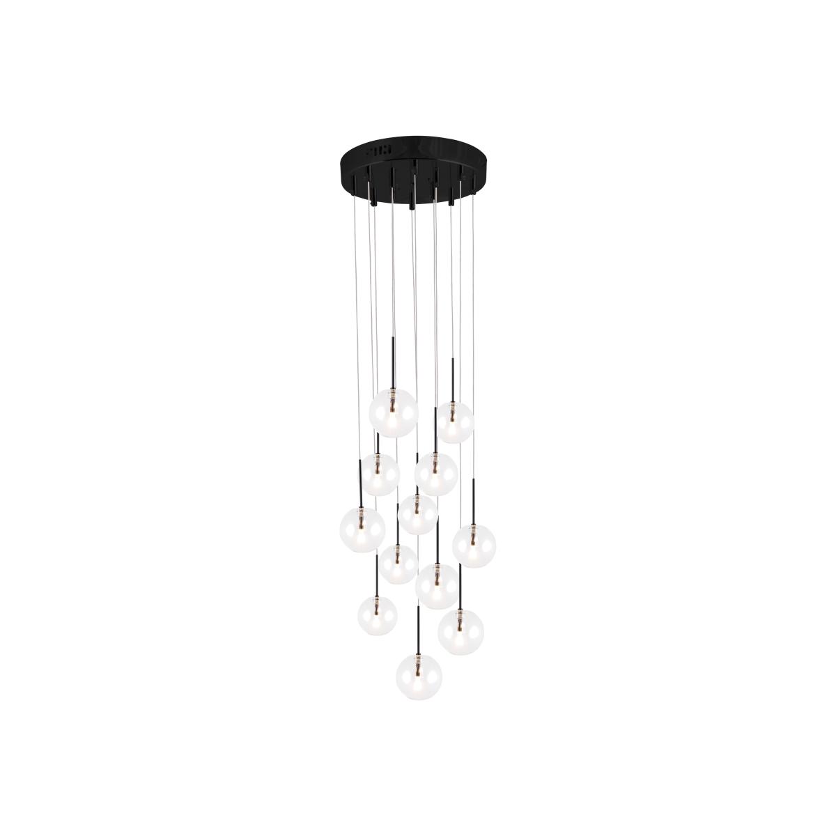 Globen Lighting Skyfall pendant lamp Clear/Black – image 1