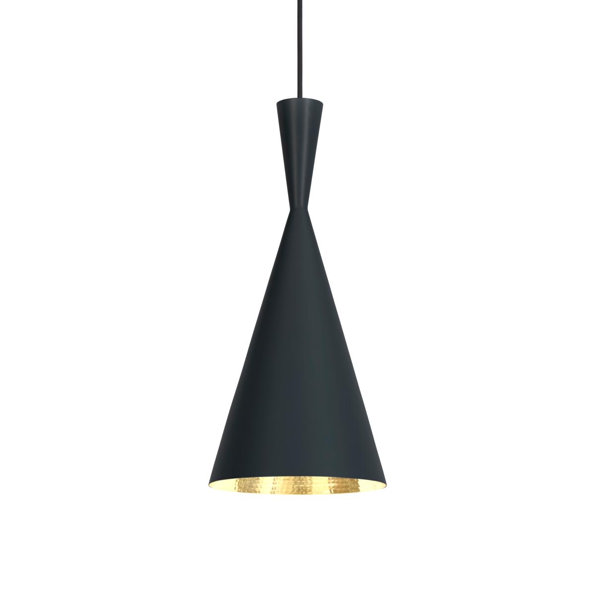 Tom Dixon Beat Tall pendant Black – image 1