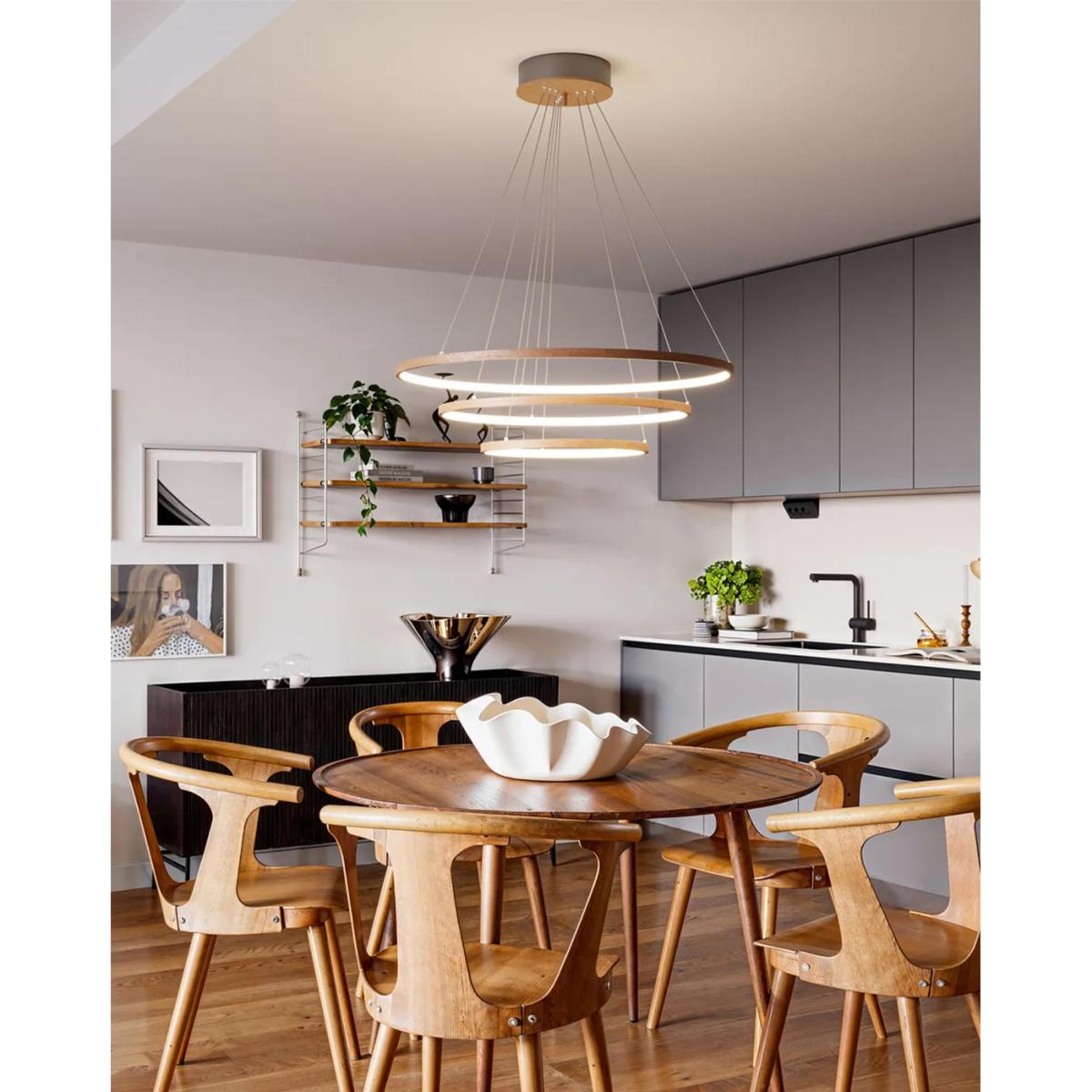 By Rydéns Trione ceiling light Ø80 cm Walnut – image 2