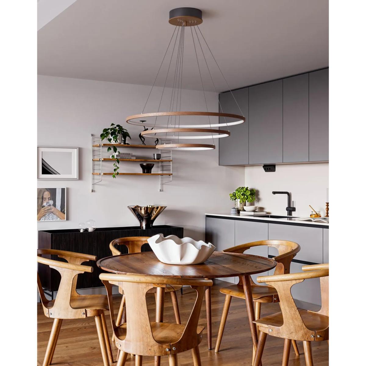 By Rydéns Trione ceiling light Ø80 cm Walnut – image 3