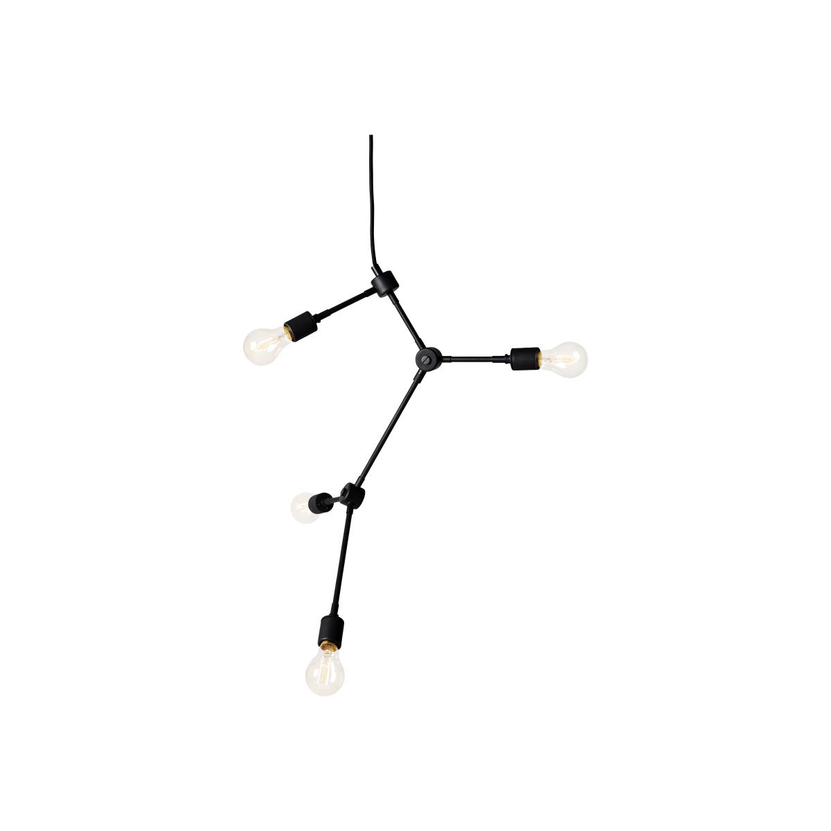 Franklin chandelier black