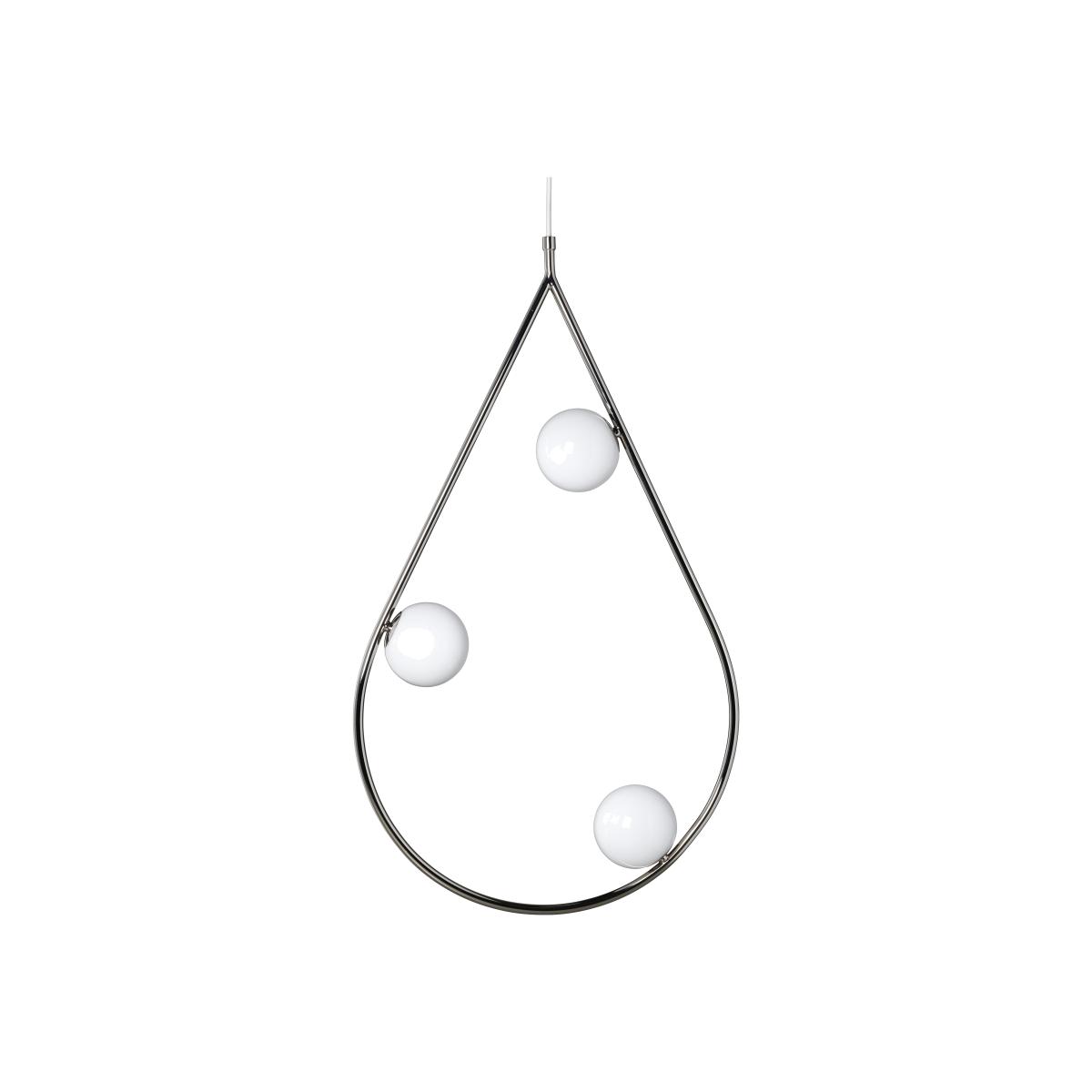 Pearls pendant lamp large nickel