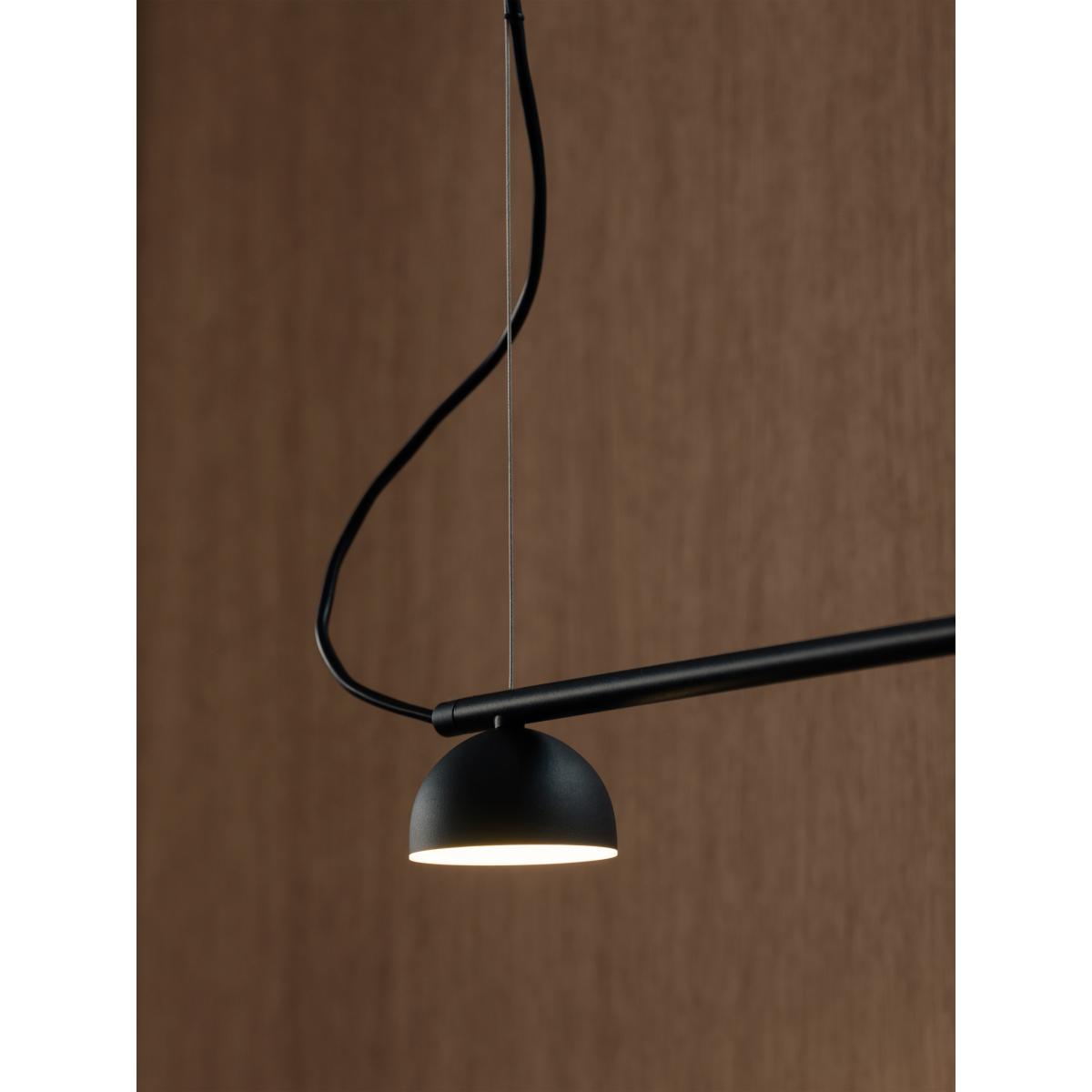 Northern Blush Rail 5 ceiling lamp Black matte – image 2