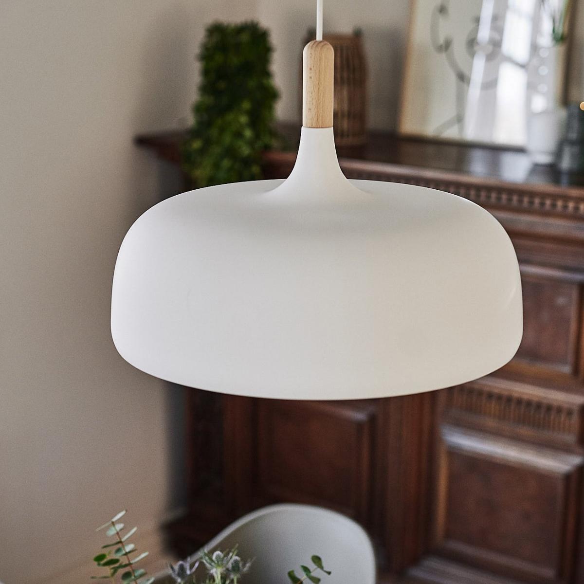 Acorn pendant lamp white – image 5