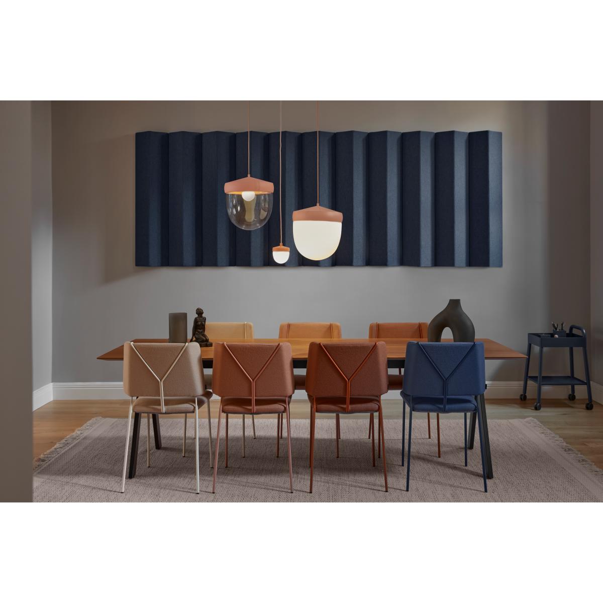 Noon Pan pendant frosted 10 cm Apricot-apricot – image 2
