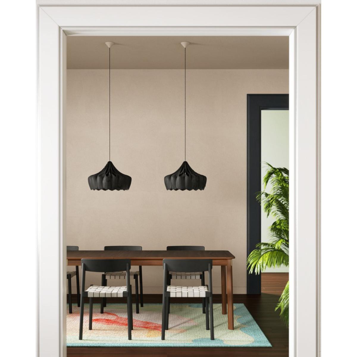 Pioni pendant lamp S Ø38 cm Black – image 4