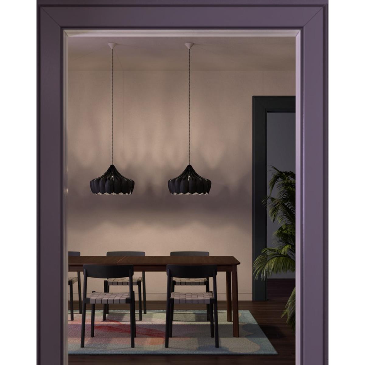 Pioni pendant lamp S Ø38 cm Black – image 5