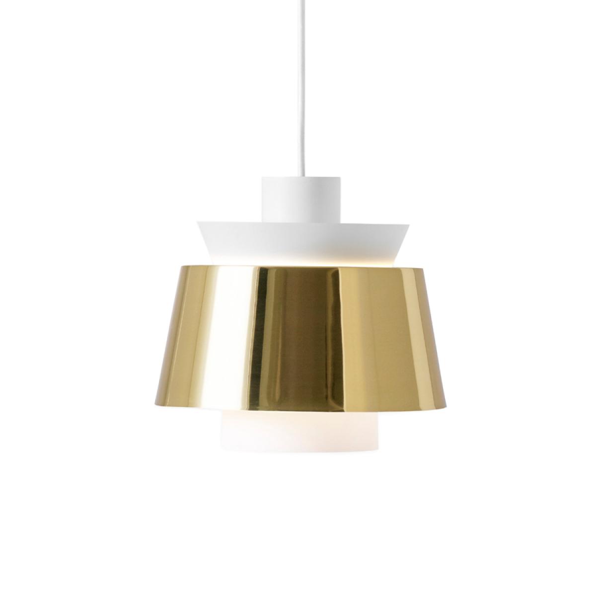 Utzon pendant brass & matte white – image 2