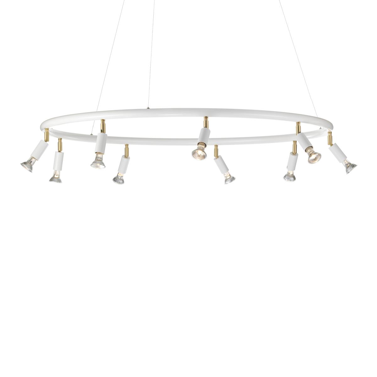 Star 9 round lamp white lacquered – image 2