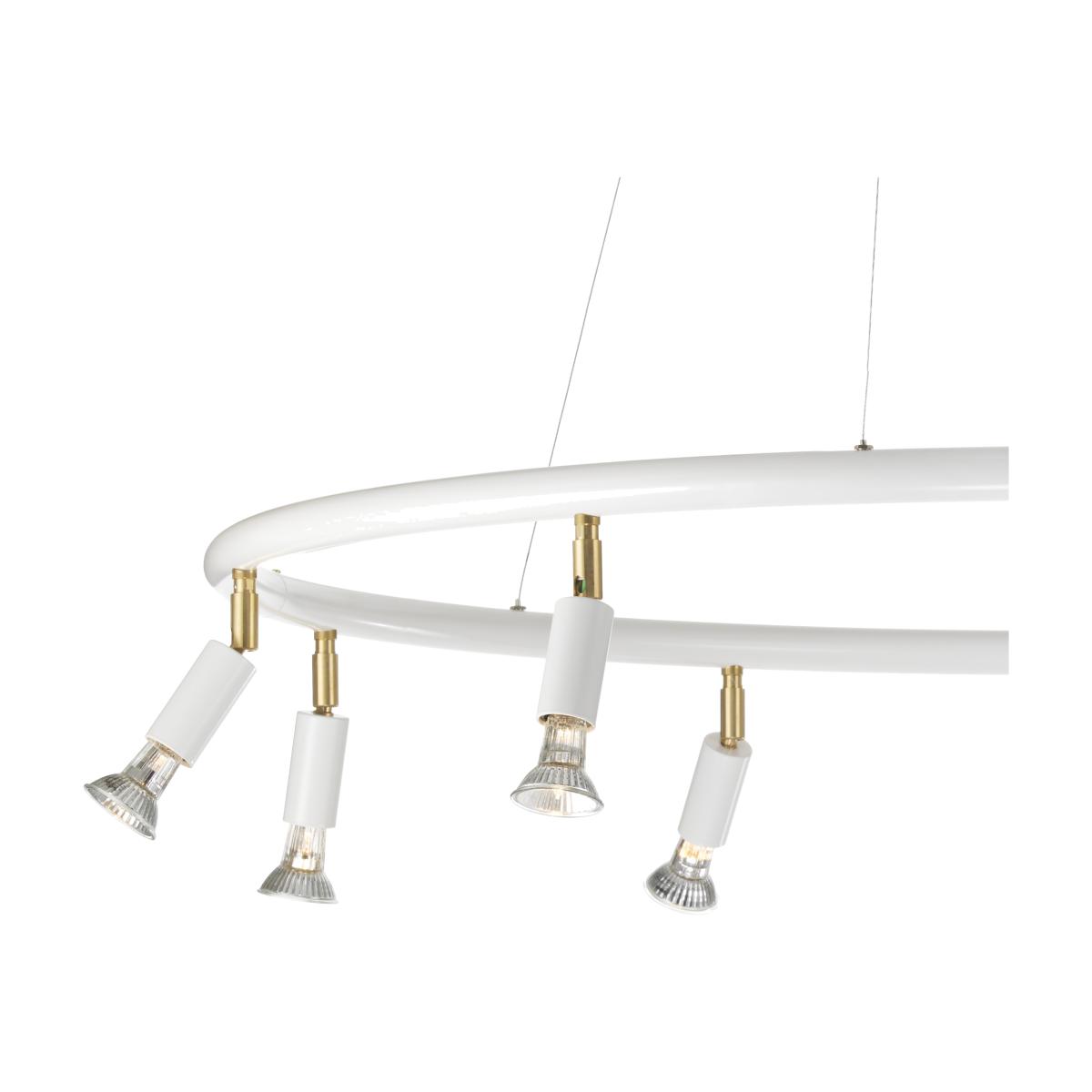 Star 9 round lamp white lacquered – image 1