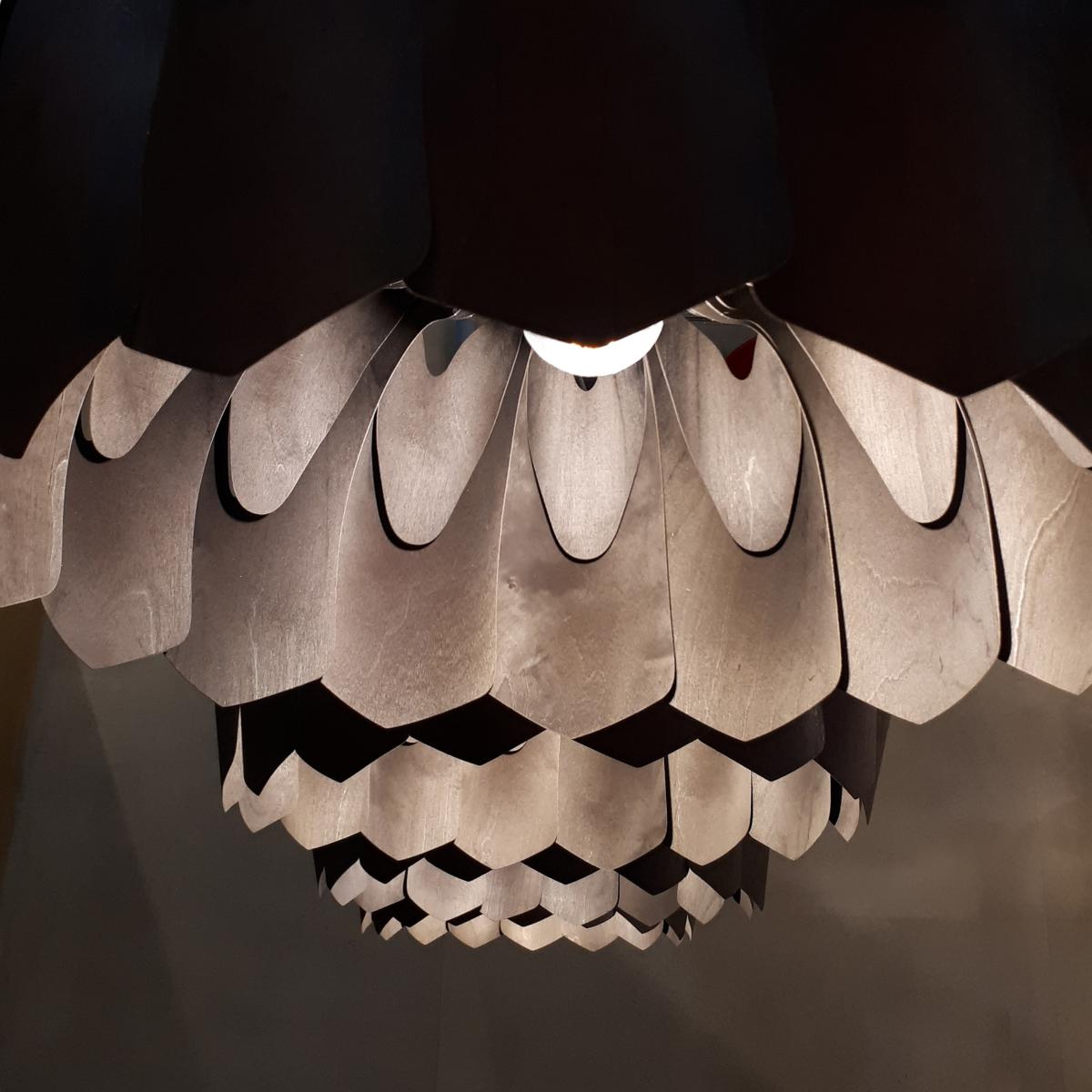 Pioni pendant lamp L Ø52 cm Black – image 3