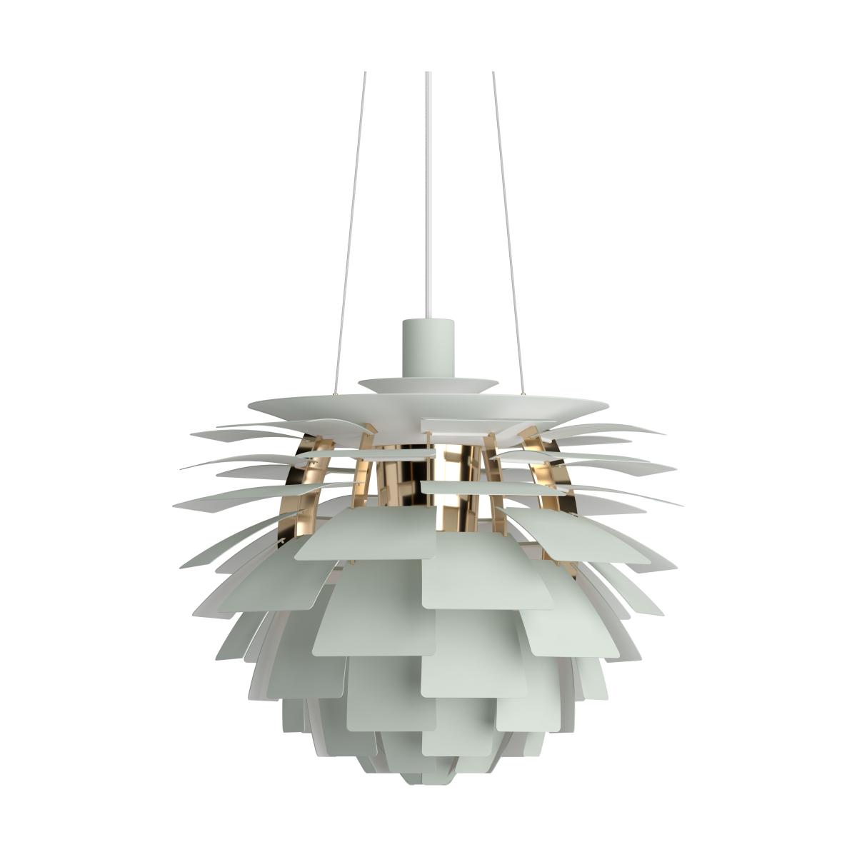 Louis Poulsen PH Artichoke pendant lamp Ø48 cm Dusty green-brass metallised – image 3