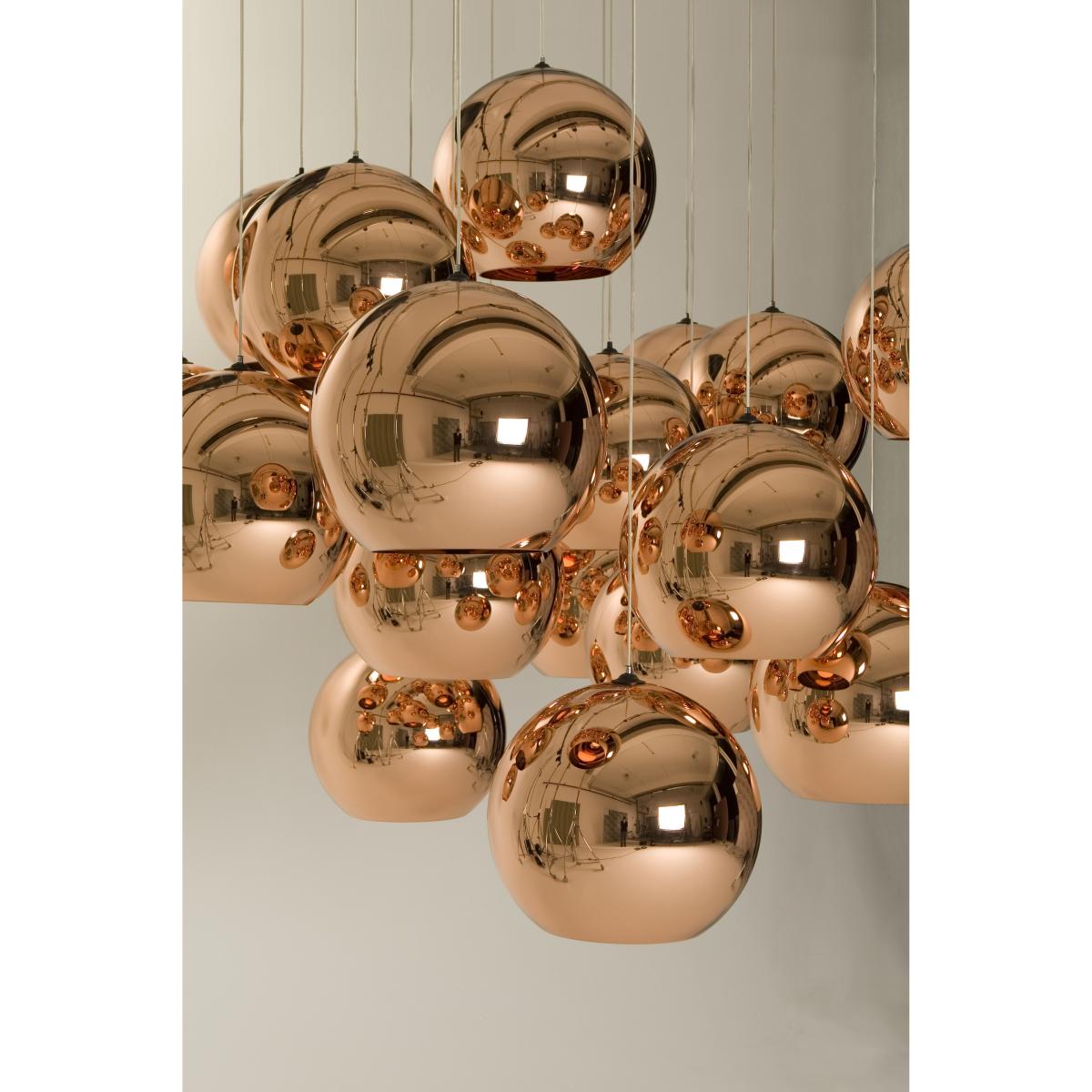 Tom Dixon Copper Round pendant lamp LED Ø25 cm Copper – image 4