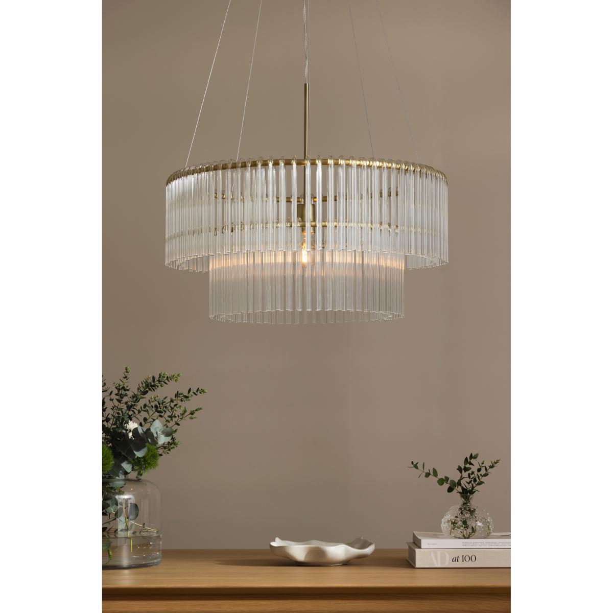 Globen Lighting Hook 60 pendant Clear-brushed brass – image 8