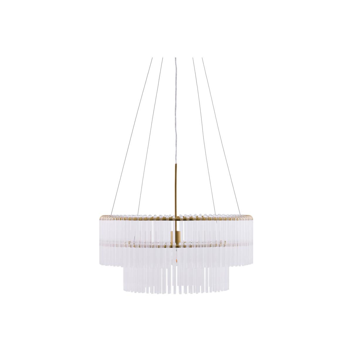 Globen Lighting Hook 60 pendant Clear-brushed brass – image 1