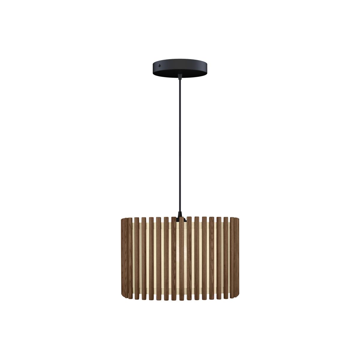 Umage Komorebi pendant large Square dark oak-Black – image 1