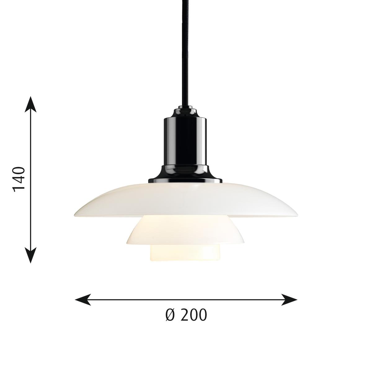 PH 2/1 pendant lamp Black metalized – image 3