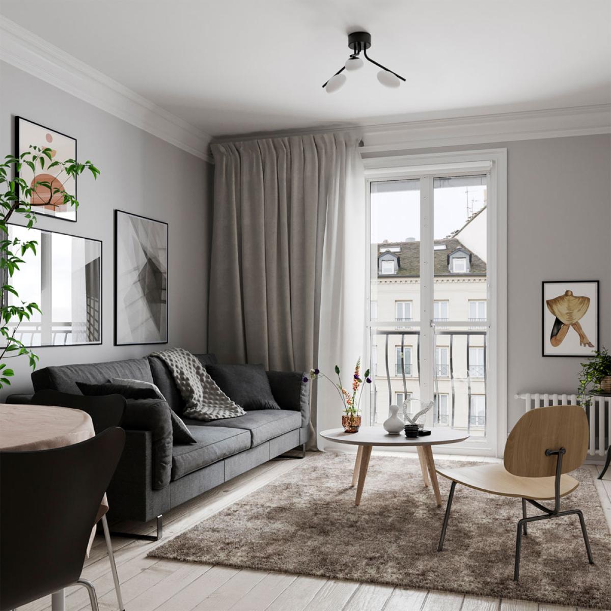 By Rydéns Imperia ceiling lamp Matt black – image 2