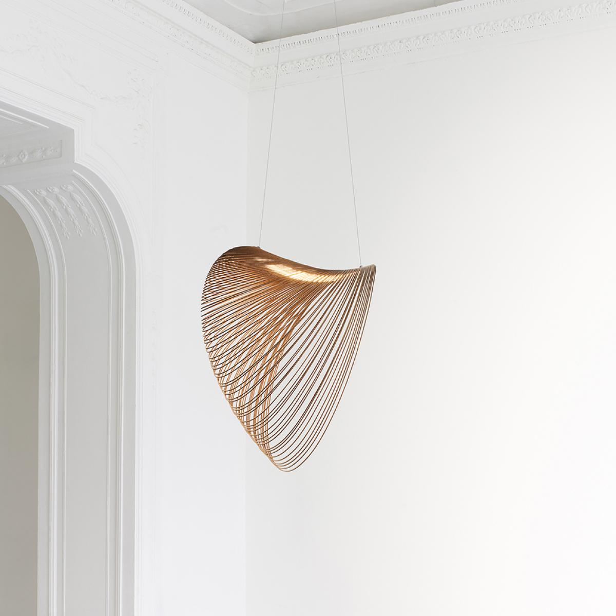 Luceplan Illan pendant lamp Birch ø80cm – image 2