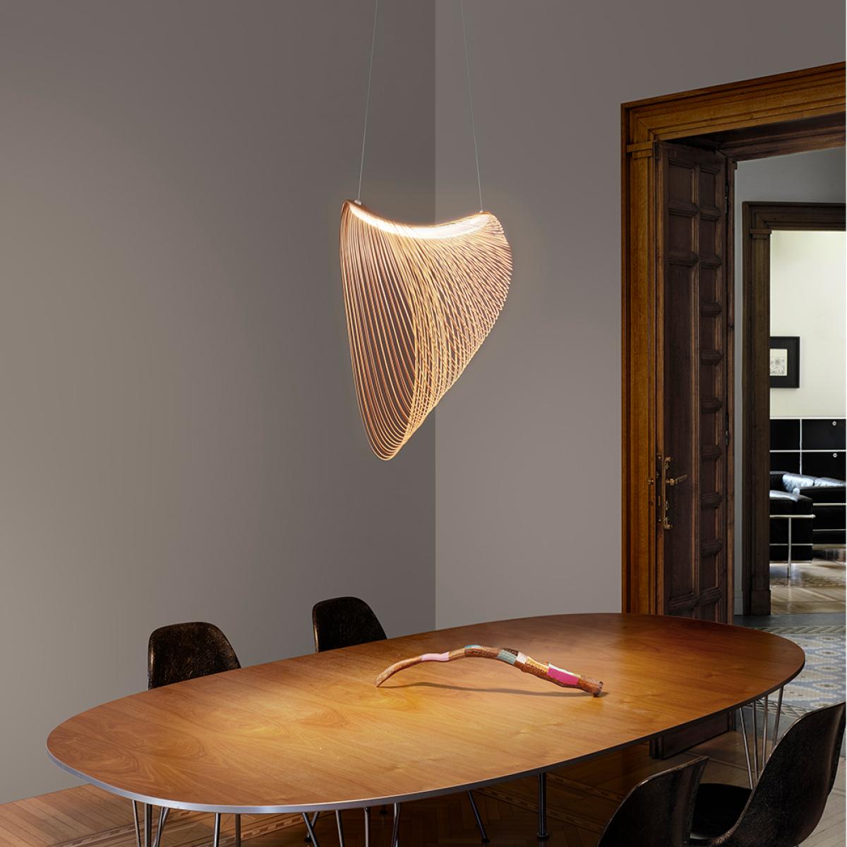 Luceplan Illan pendant lamp Birch ø80cm – image 3