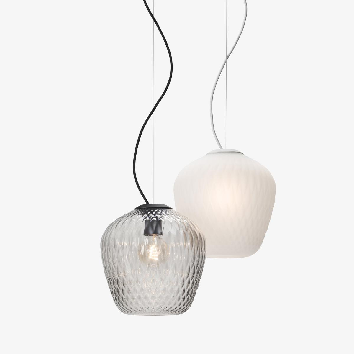 Blown pendant silver – image 2