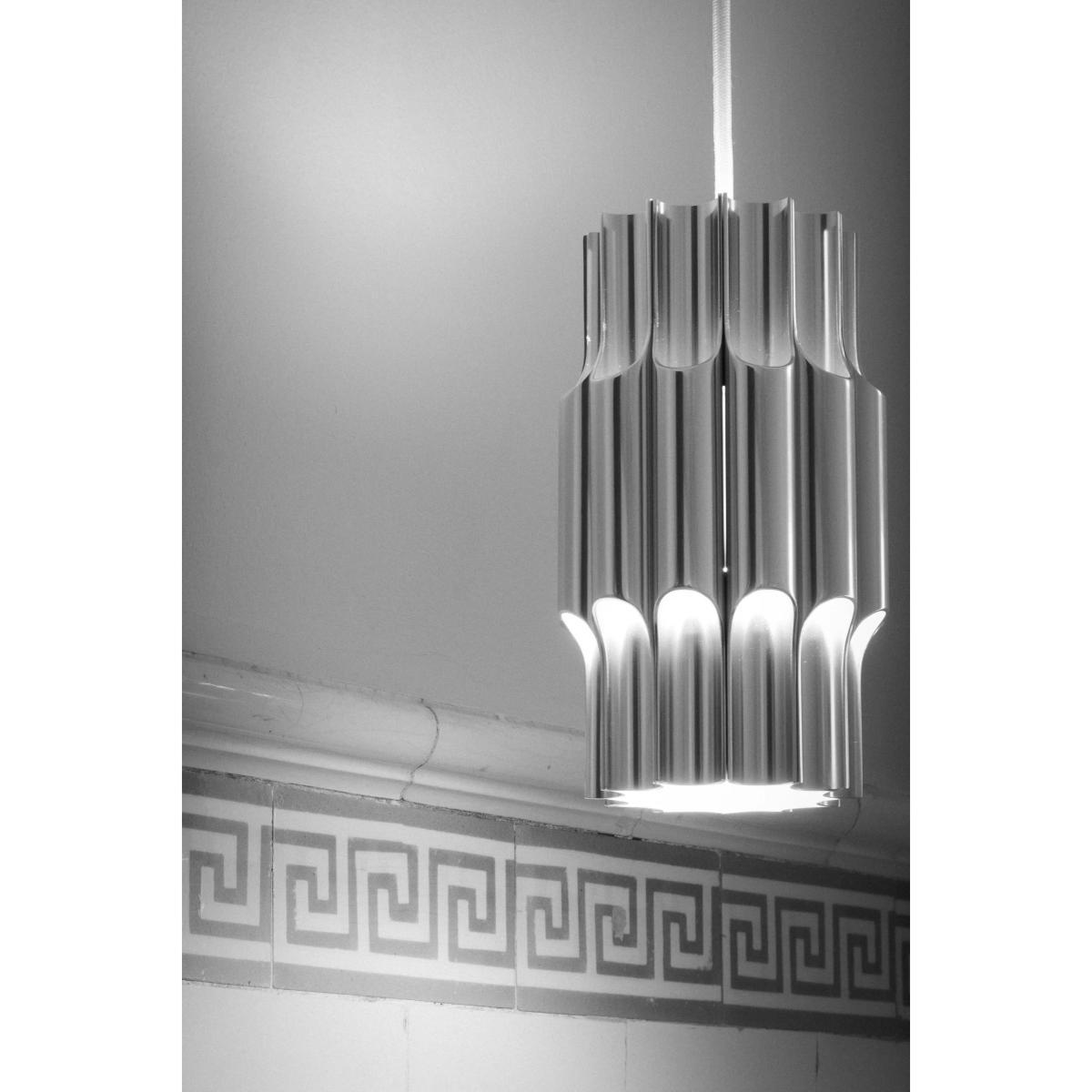 LYFA Pan 120 pendant lamp Aluminium – image 4