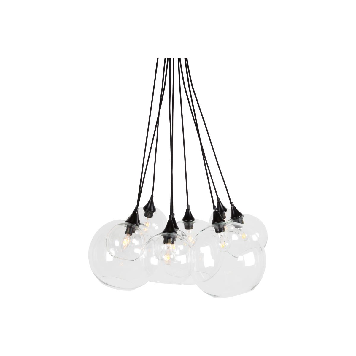 Pallas ceiling lamp clear-black – image 1