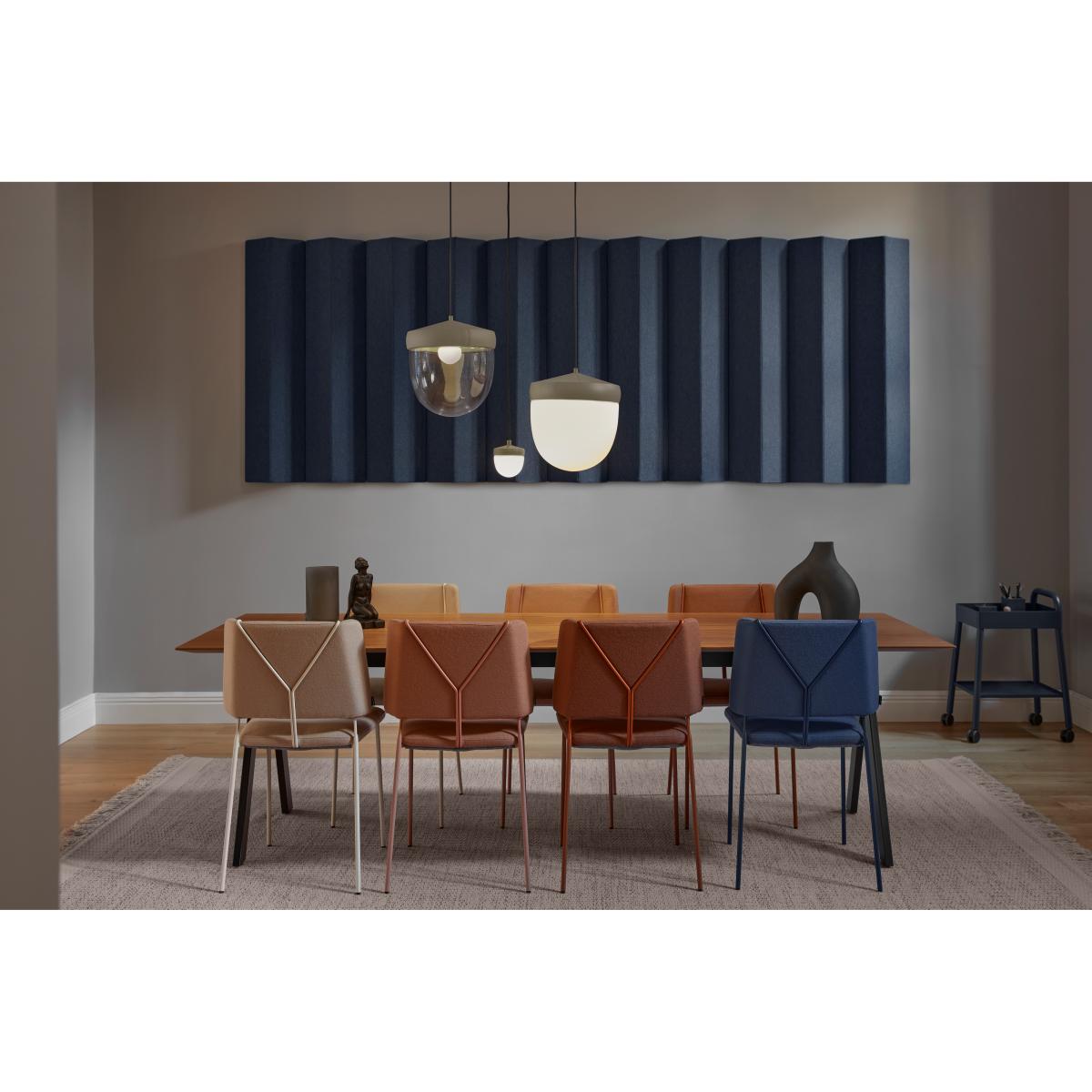 Noon Pan pendant frosted 30 cm Olive gray-dark gray – image 2