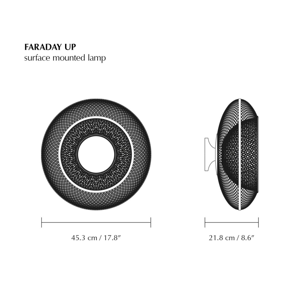 Umage Faraday Up medium ceiling light Brushed Brass – image 2