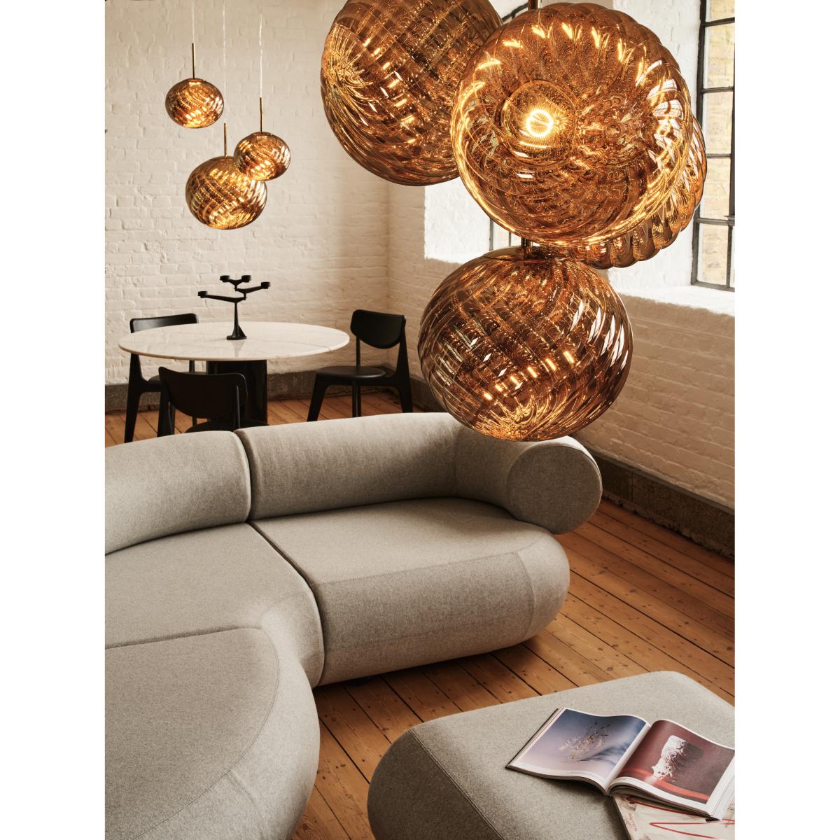Tom Dixon Whirl pendant Ø45 cm Gold – image 2