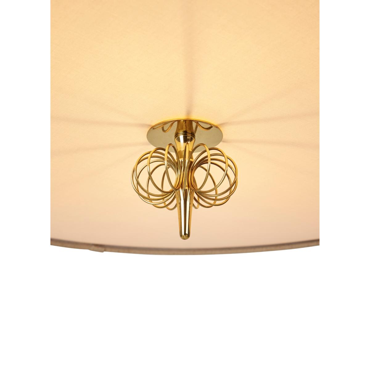 Gubi 1967 ceiling lamp Canvas-brass – image 3