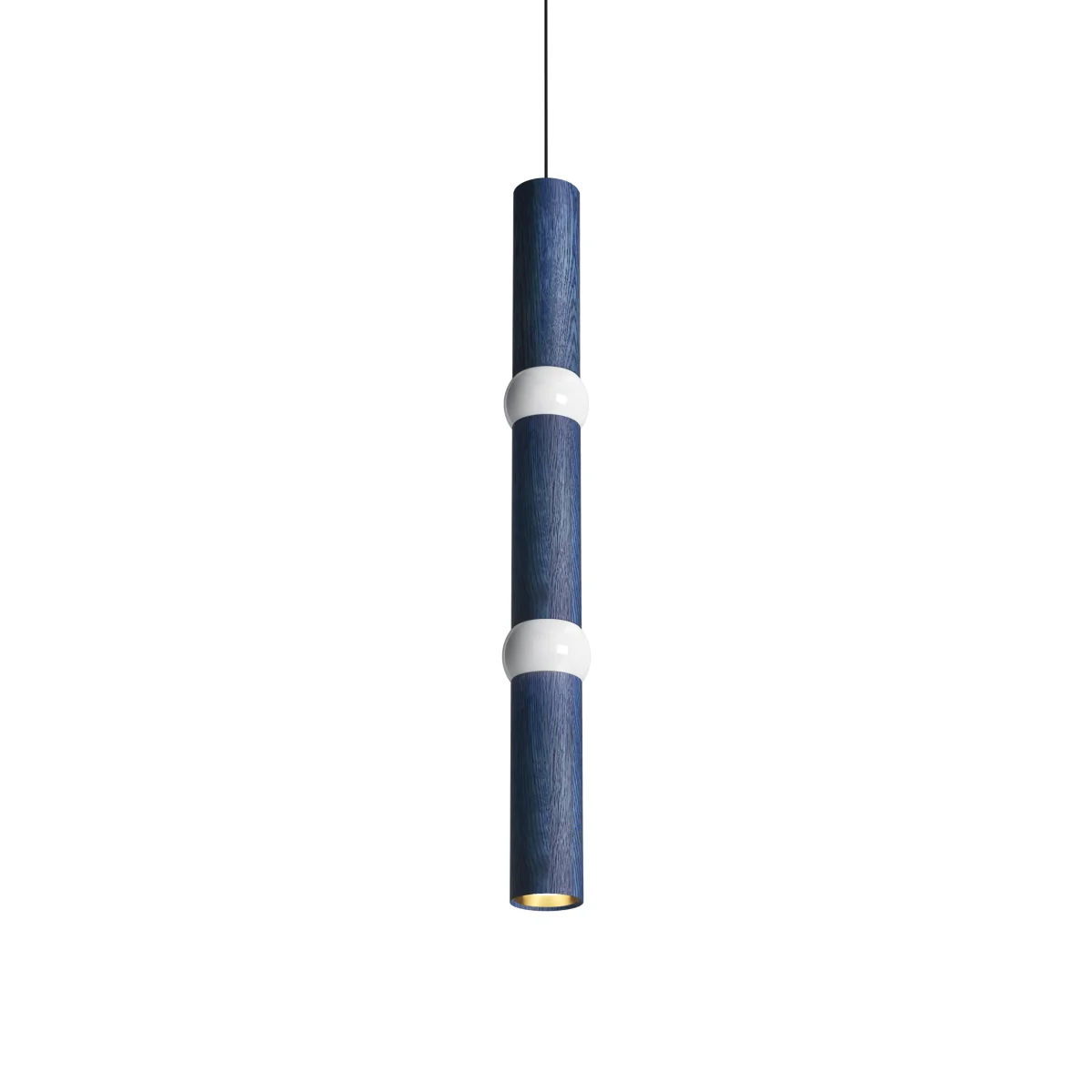 Oblure Lightbone pendant lamp Large 83.6 cm blue oak – image 1