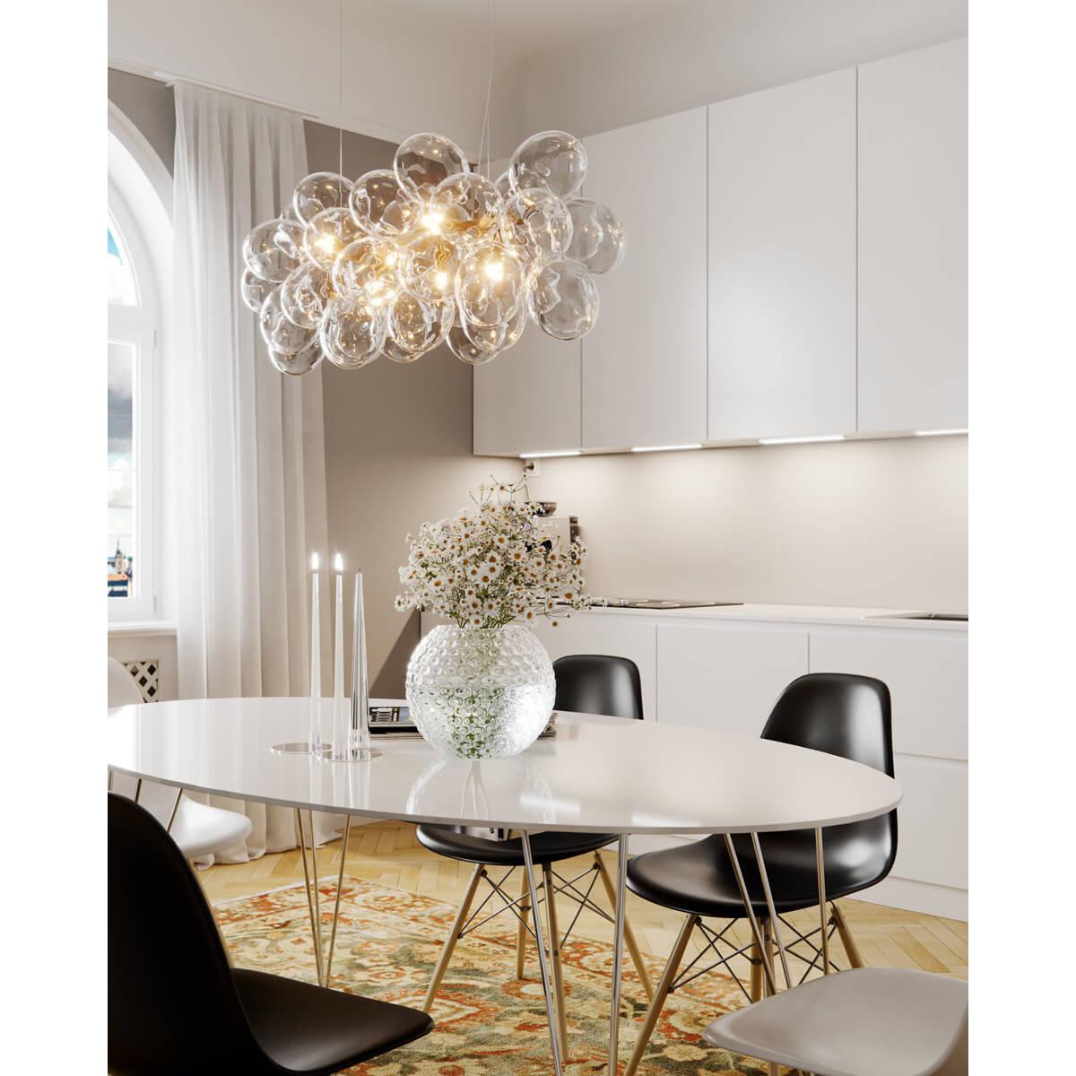 By Rydéns Gross Bar pendant lamp 80 cm Brass-clear – image 2
