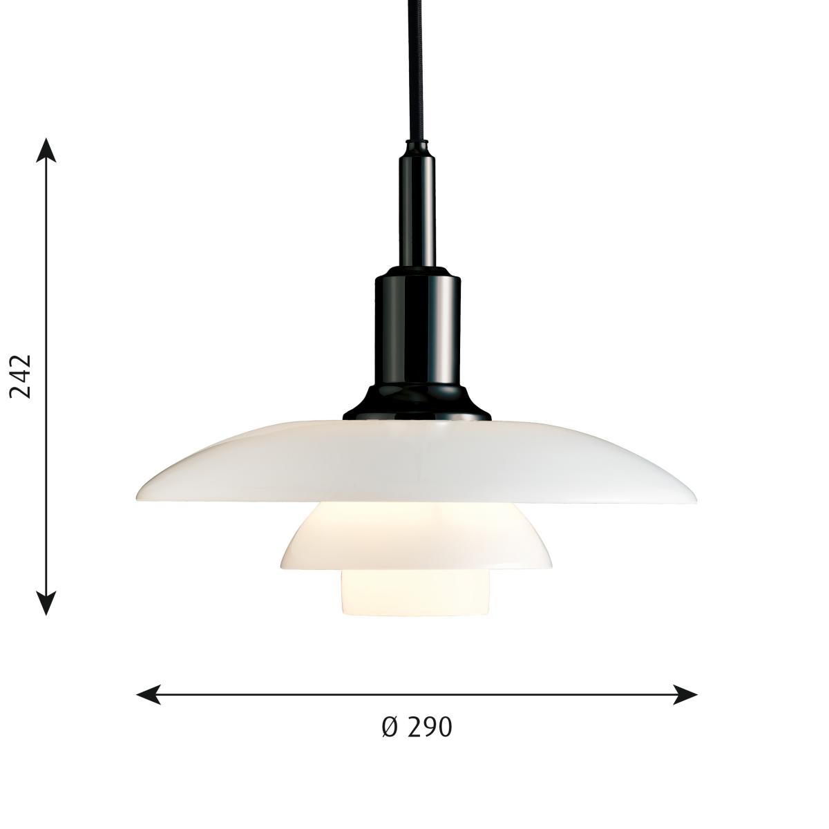 PH 3/2 pendant lamp Black – image 3