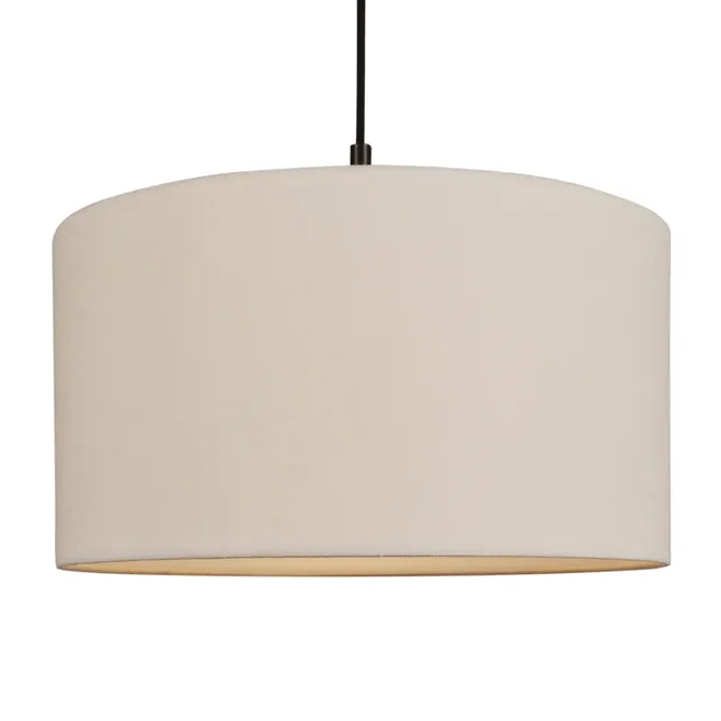 Belid Soft pendant lamp Ø40 cm Linen white-metallic bronze Ø44 cm – image 1