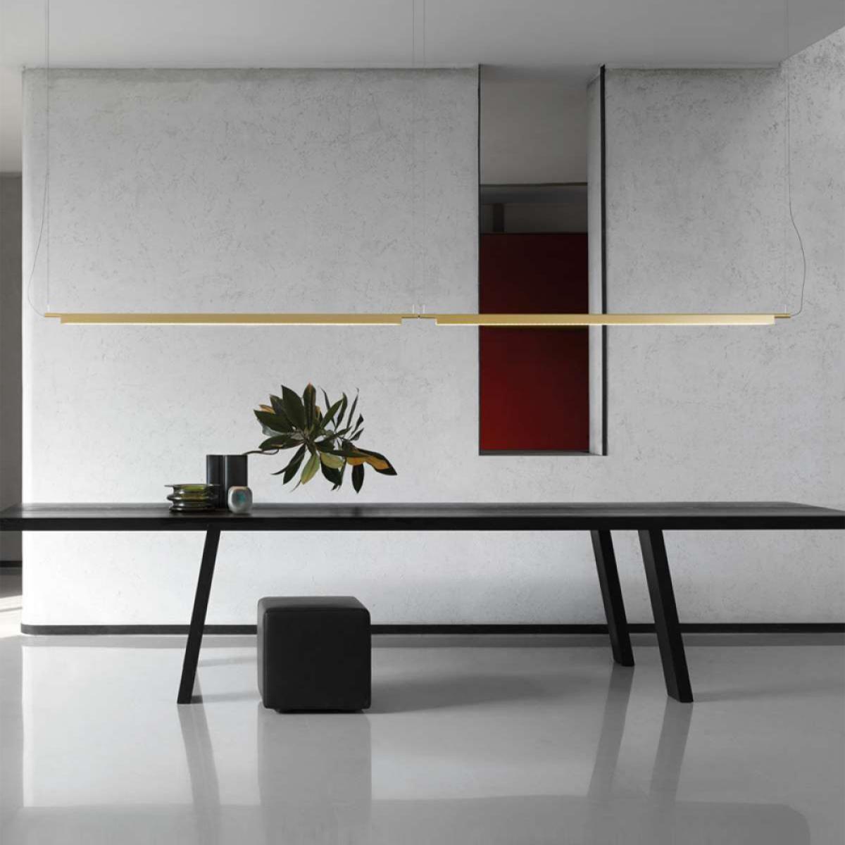 Luceplan Compendium pendant lamp Brass incl. phase dimmer – image 2