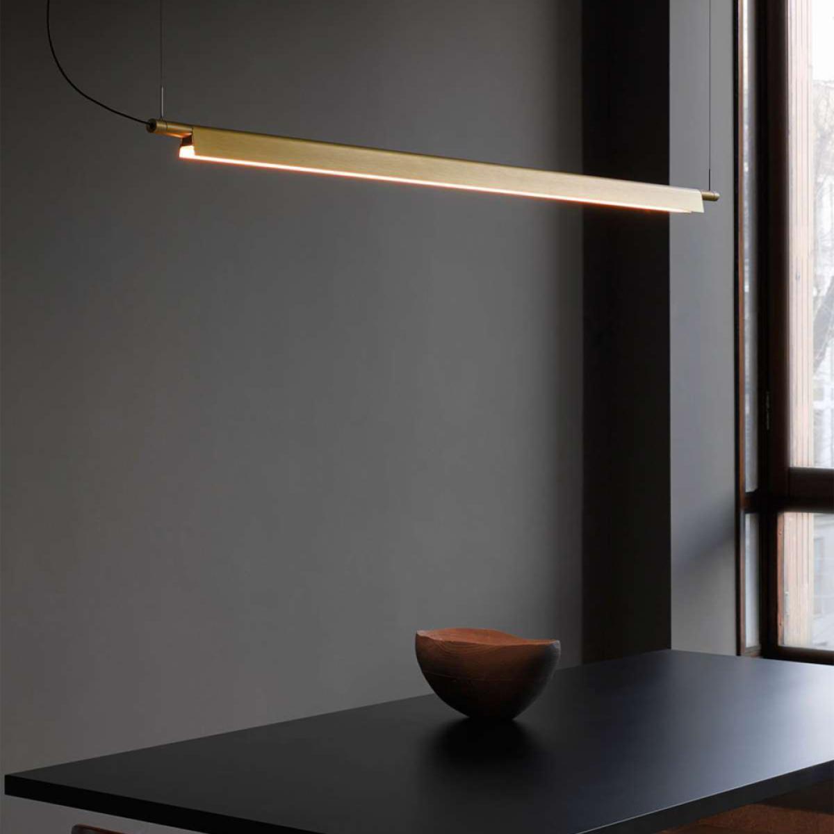 Luceplan Compendium pendant lamp Brass incl. phase dimmer – image 3