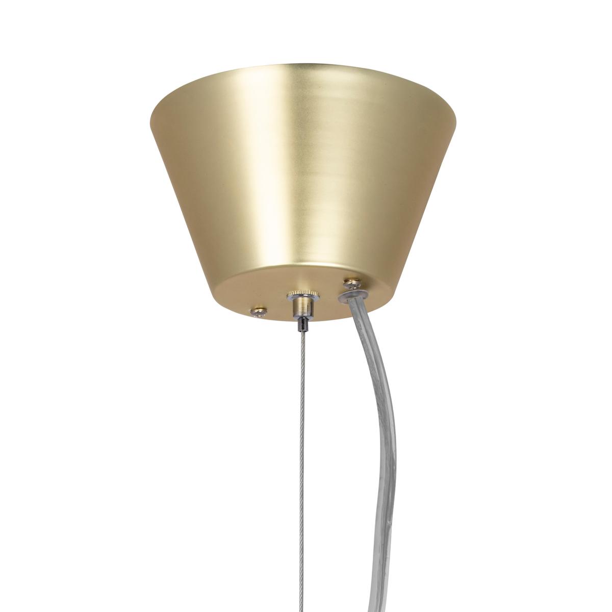 Art Deco ceiling lamp Brushed brass-smokey – image 2