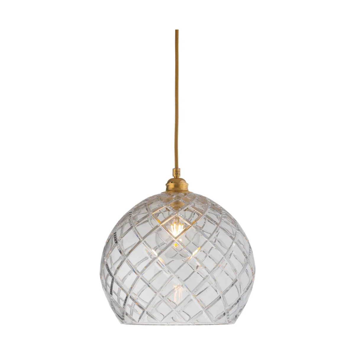 EBB & FLOW Rowan pendant lamp L Ø 28 cm Crystal large check – image 2