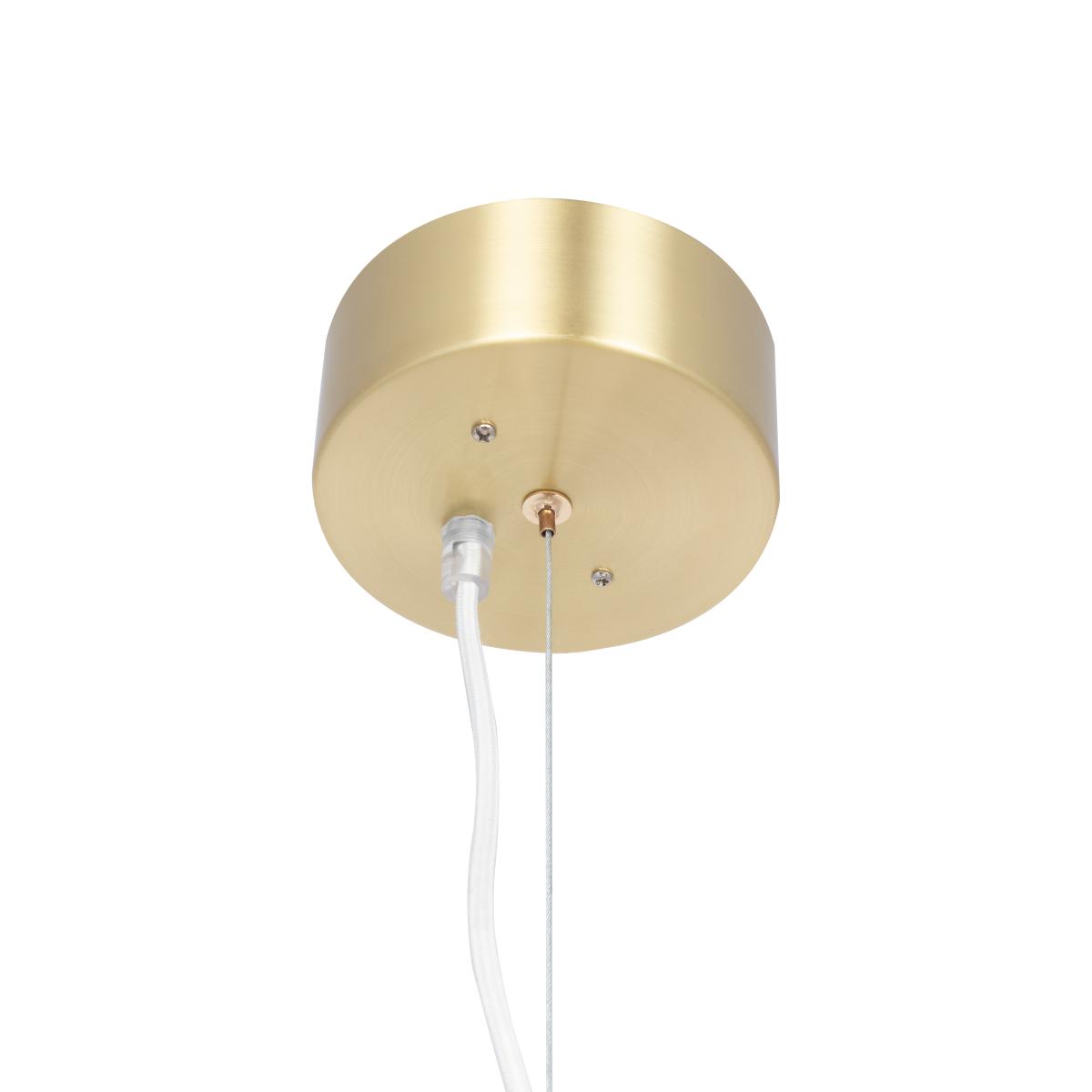 Astrid pendant lamp Ø50 cm Brushed brass-white – image 3