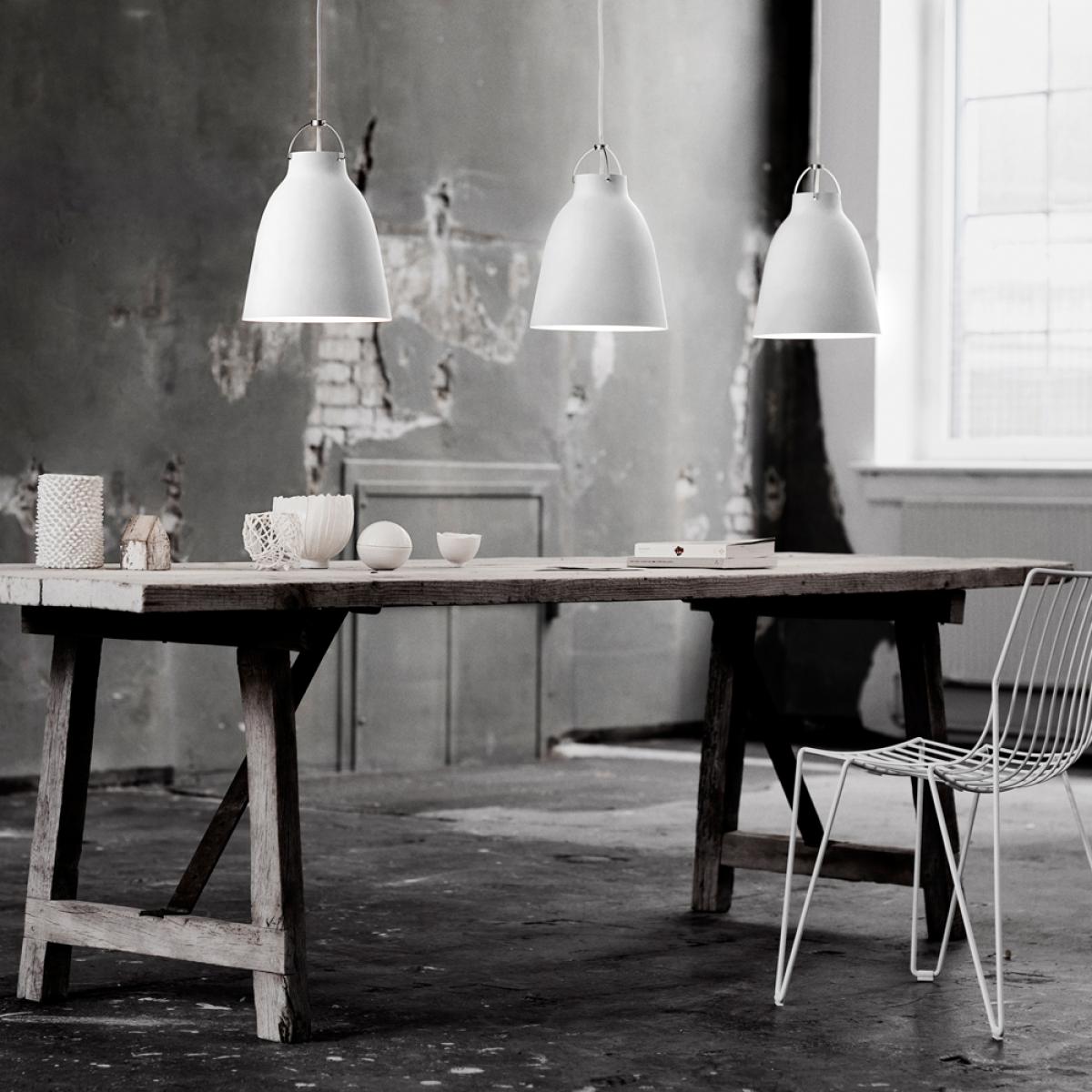 Fritz Hansen Caravaggio 2 pendant Black-black textile cord – image 2