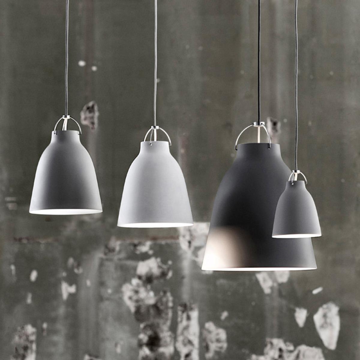 Fritz Hansen Caravaggio 2 pendant Black-black textile cord – image 5