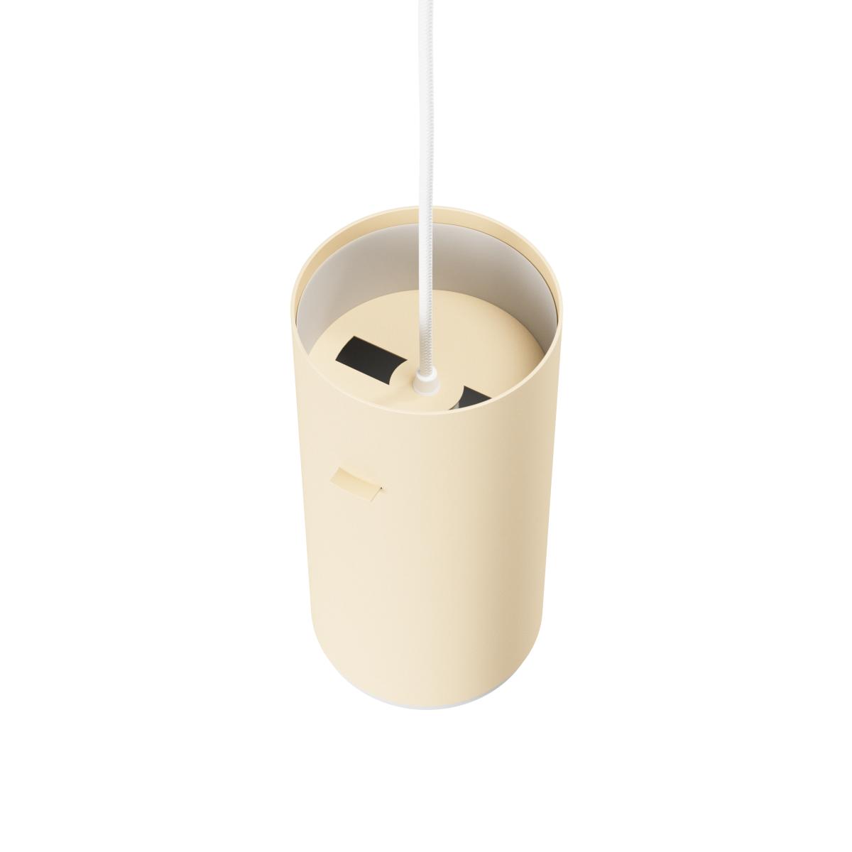 MOEBE Moebe Tube pendant lamp large Ø14 cm Beige – image 2