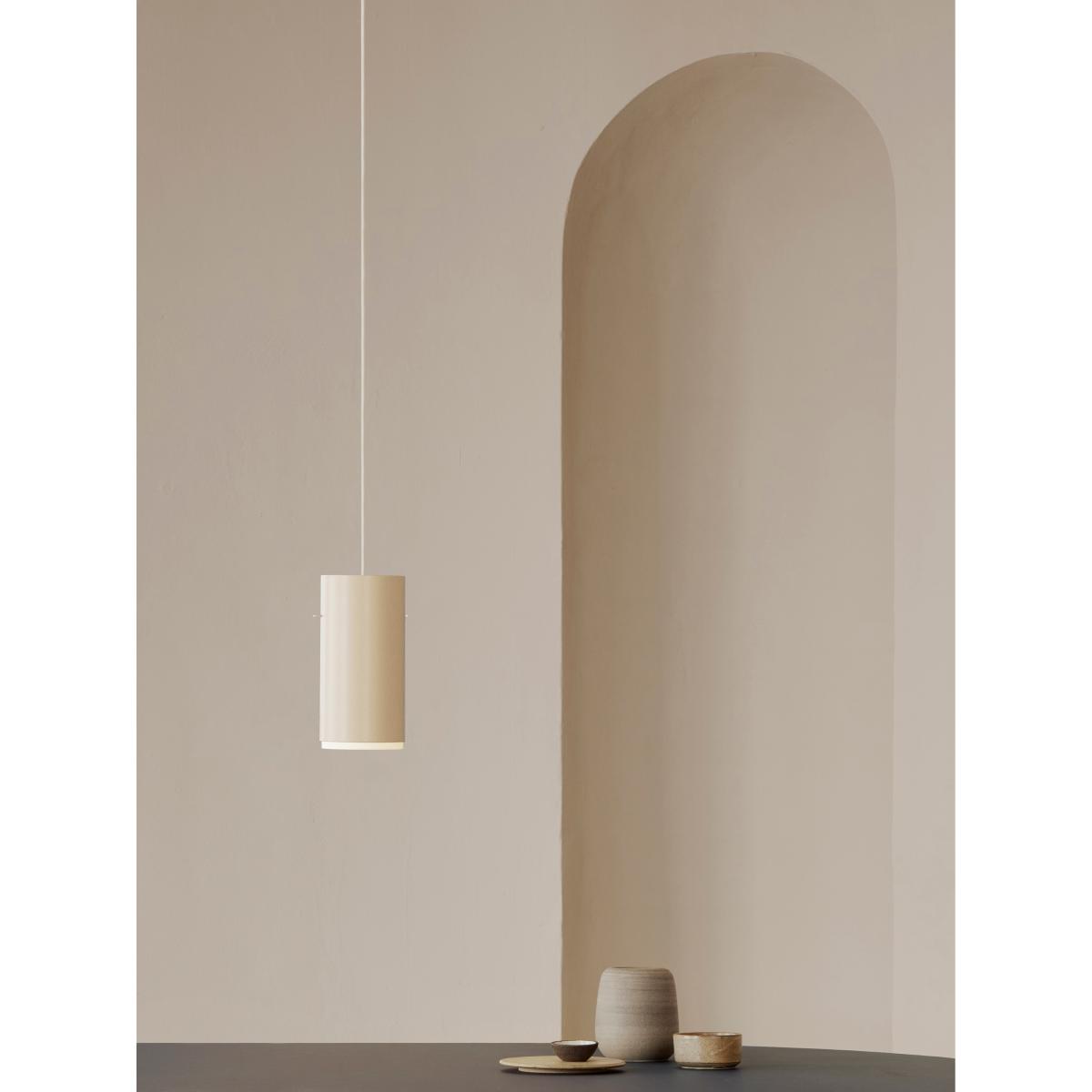 MOEBE Moebe Tube pendant lamp large Ø14 cm Beige – image 3