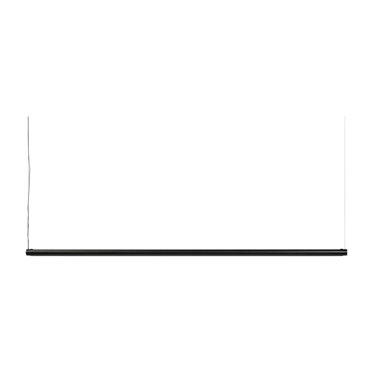 HAY Factor Linear Suspension ceiling lamp 1500 Diffused Clear anodised aluminum
