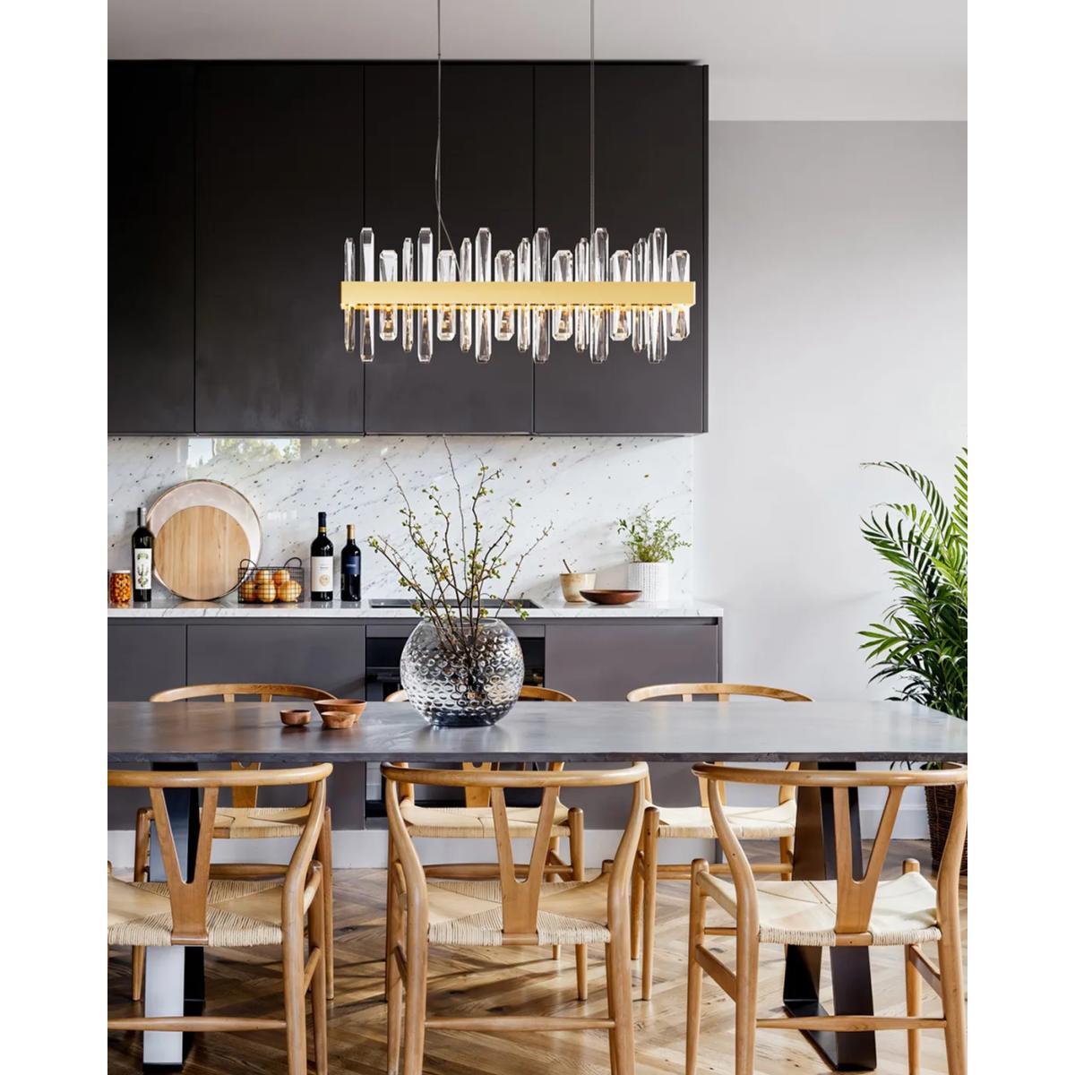 By Rydéns Triumph Bar ceiling light 80 cm Brass-clear – image 3