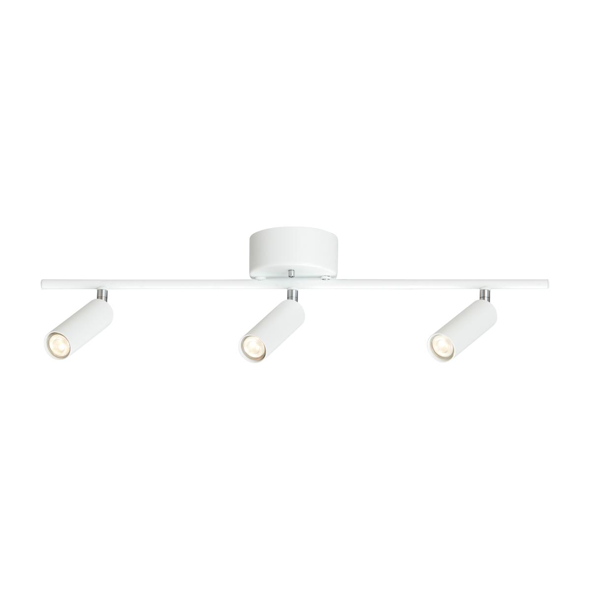 Cato Slim spotlight rail 3 Matt white-LED – image 1