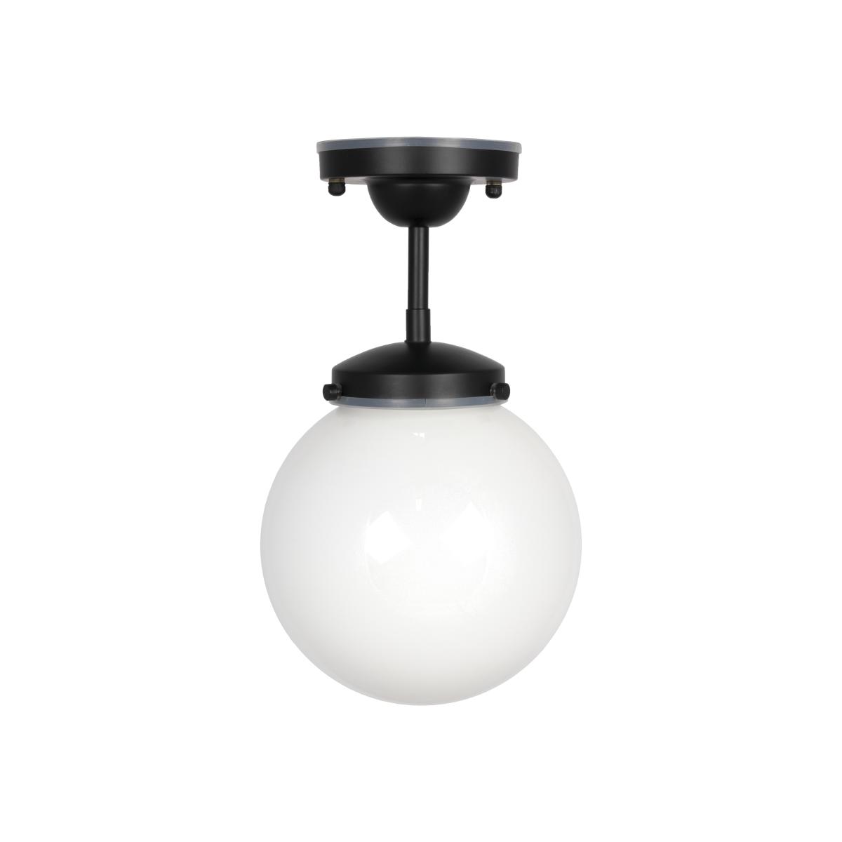 Alley IP44 ceiling lamp Black-white – image 1