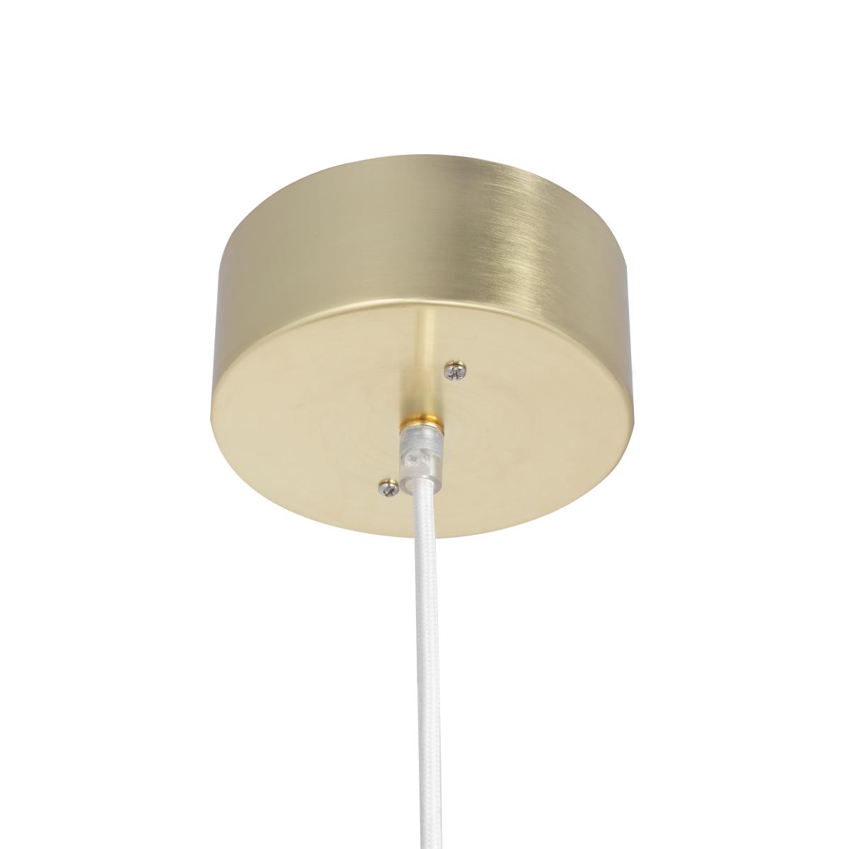 Astrid pendant lamp mini Ø20 cm Brushed brass-white – image 3