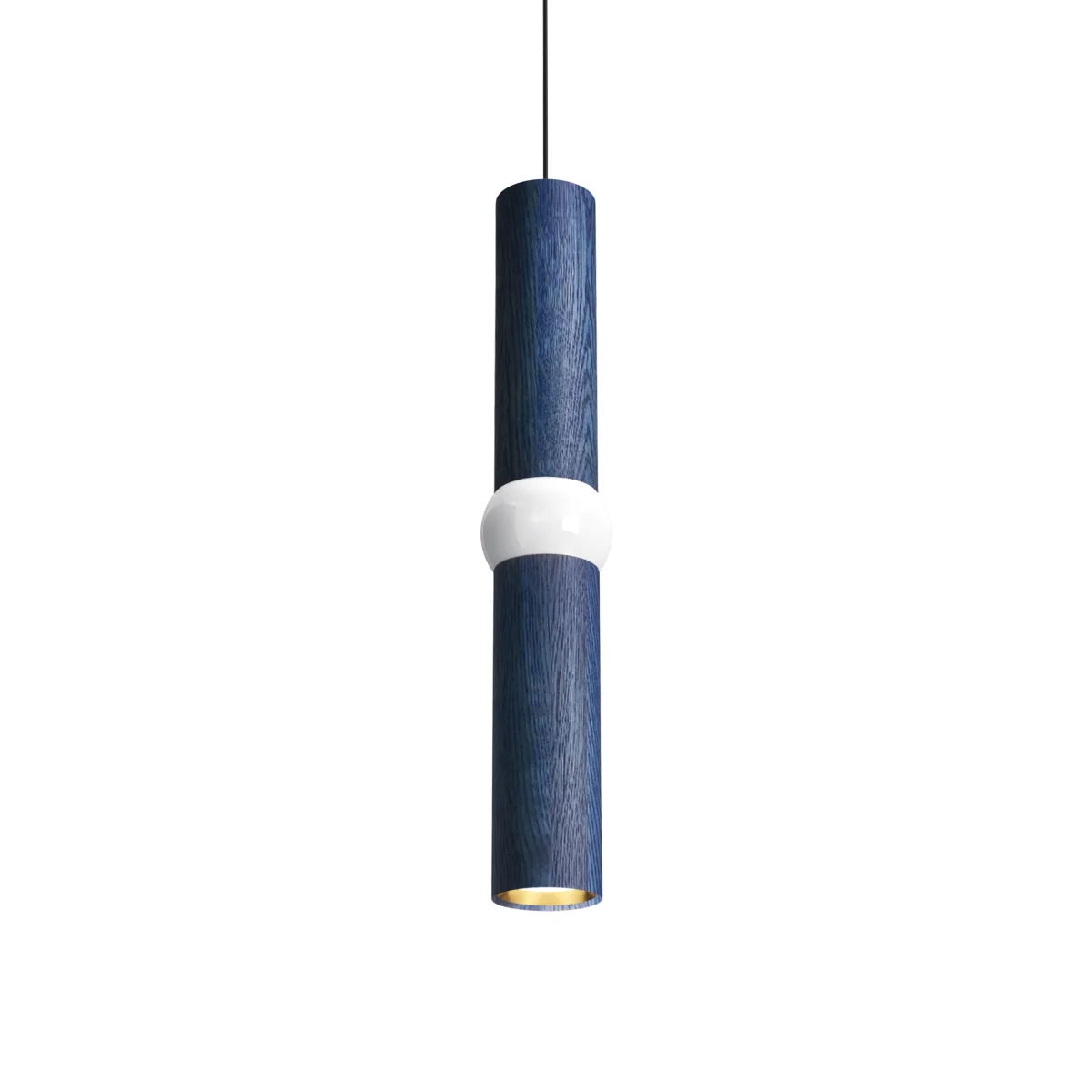 Oblure Lightbone pendant lamp Medium 53.8 cm blue oak – image 1